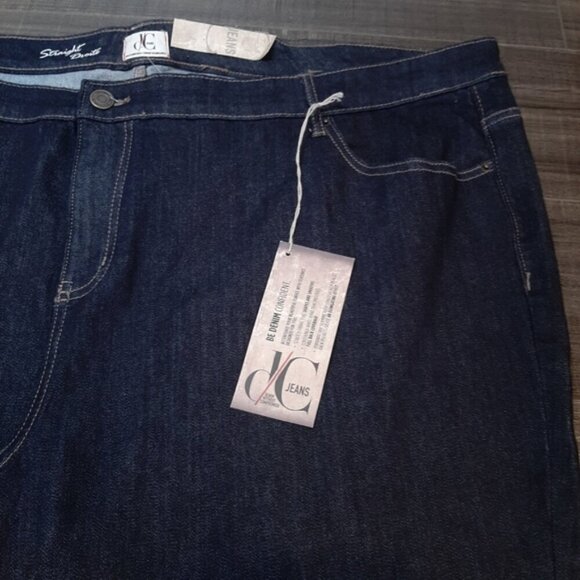 NEW Penningtons D/C Straight Leg Jeans Straight Fit Dark Wash Stretch Denim - Picture 7 of 14